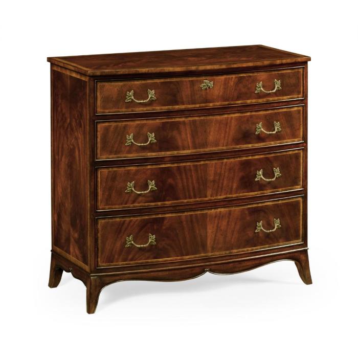 Jonathan Charles Chest of Four Drawers Rococo 1