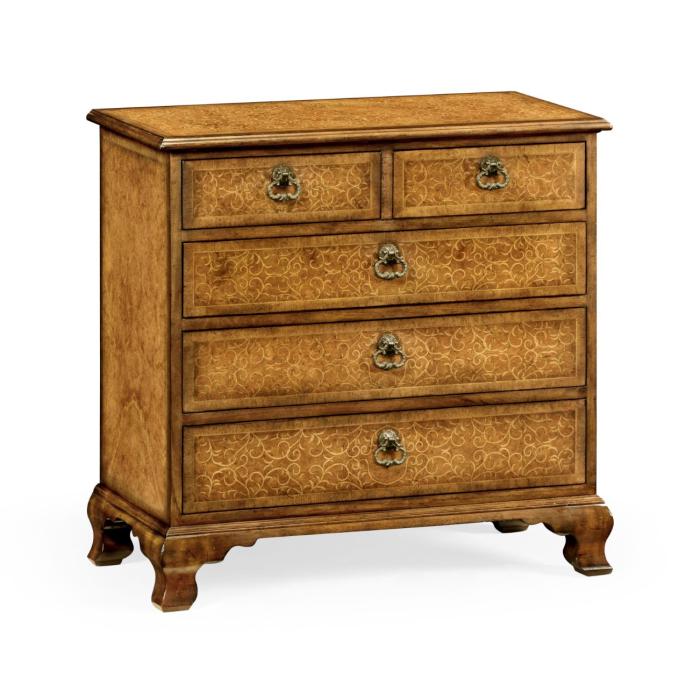Jonathan Charles Seaweed chest of five drawers (Small) 12