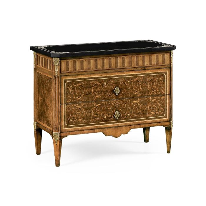 Jonathan Charles Chest of Drawers Palazzo in Black Scagliola 1