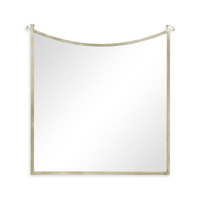 Jonathan Charles Wall Mirror Contemporary Inverted Arch - Silver 1