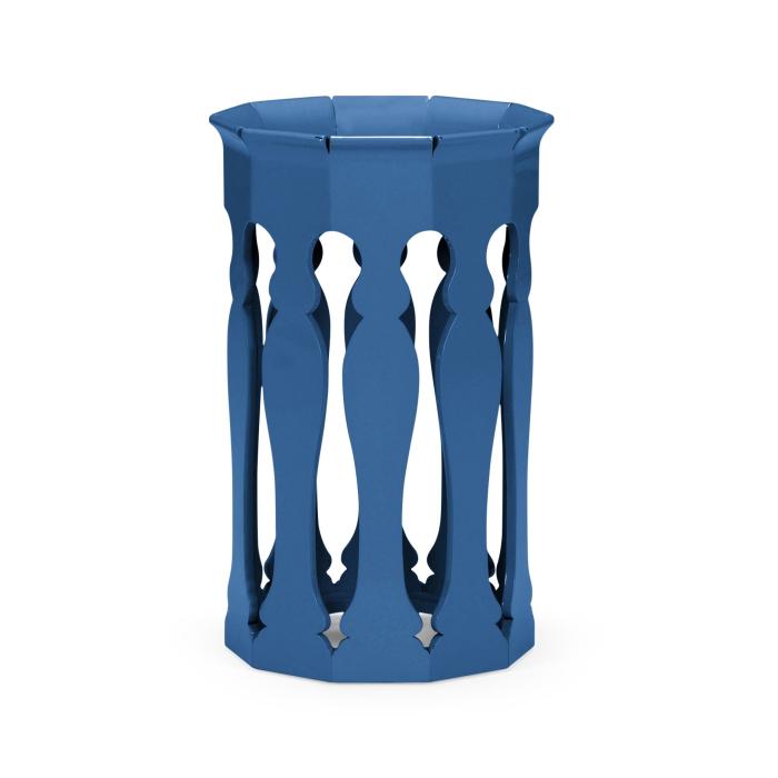 Jonathan Charles Moorish lamp table (Patriot Blue) 1