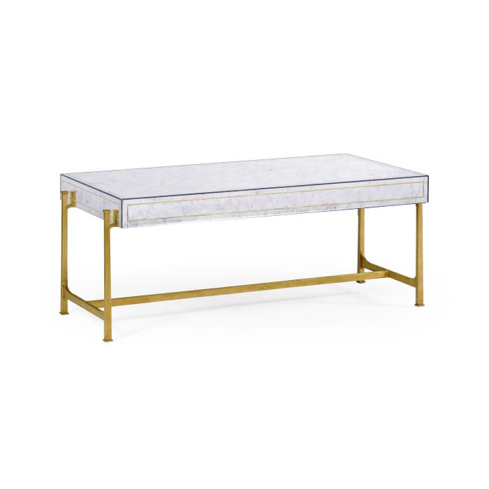 Jonathan Charles Coffee Table Contemporary in Eglomise 2