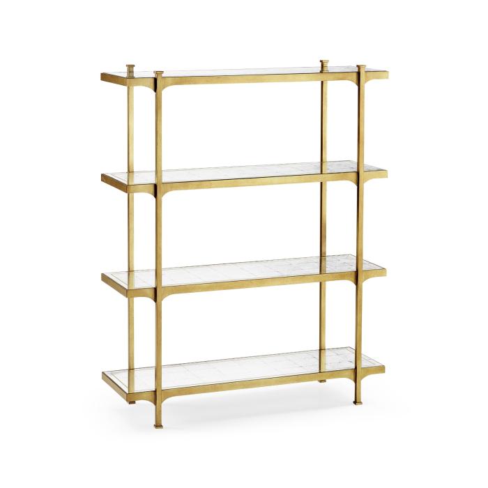 Jonathan Charles Etagere Contemporary Four-Tier - Gilded 1