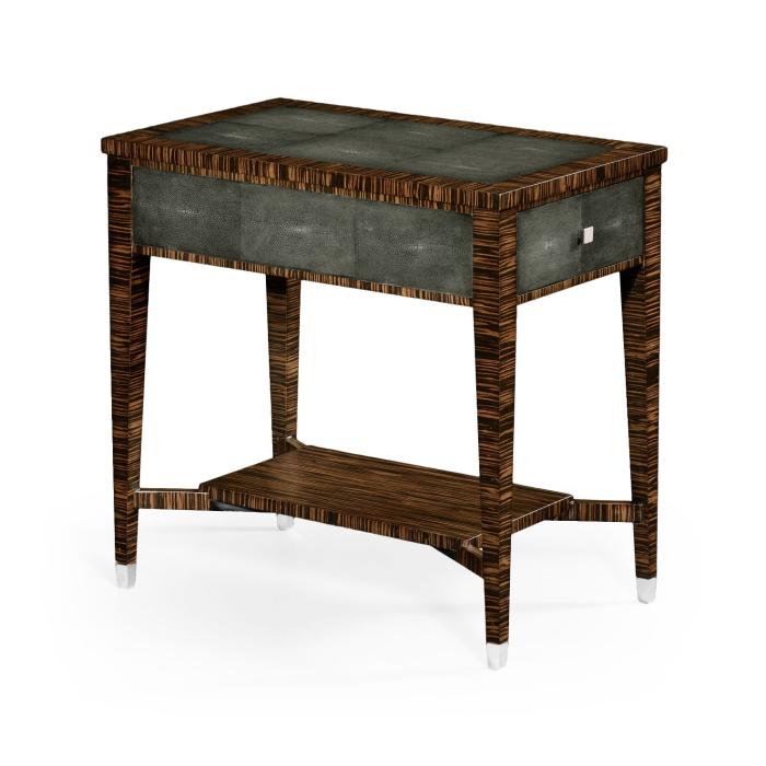 Jonathan Charles Side Table with Drawer Shagreen 5