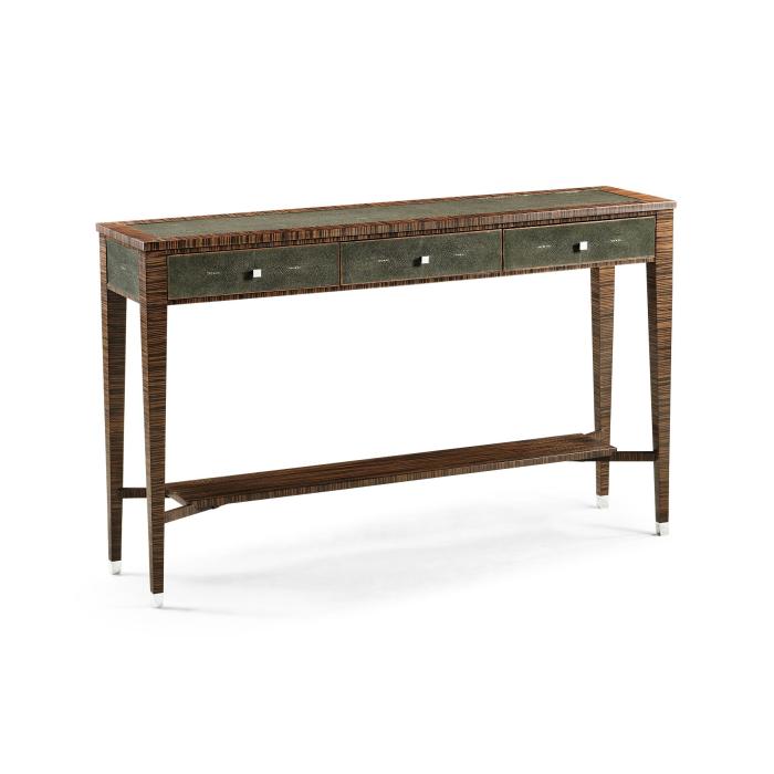 Jonathan Charles Console Table with Drawers Shagreen 1