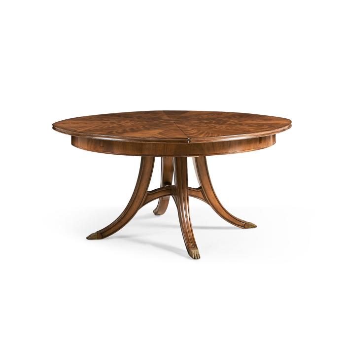 Jonathan Charles Round Extending Dining Table Monarch with Self Storing Leaves 150 - 187cm 14