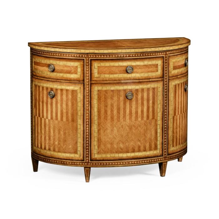 Jonathan Charles Demilune Cabinet French 19th Century 1