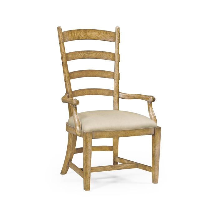 Jonathan Charles Dining Chair with Arms Fireside in Mazo - Natural 1