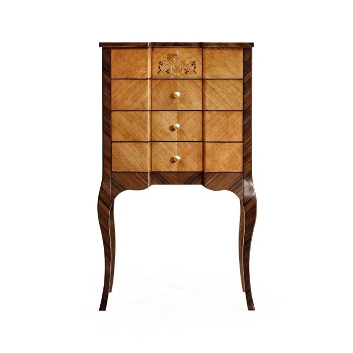 Jonathan Charles Collectors Cabinet Marquetry 1