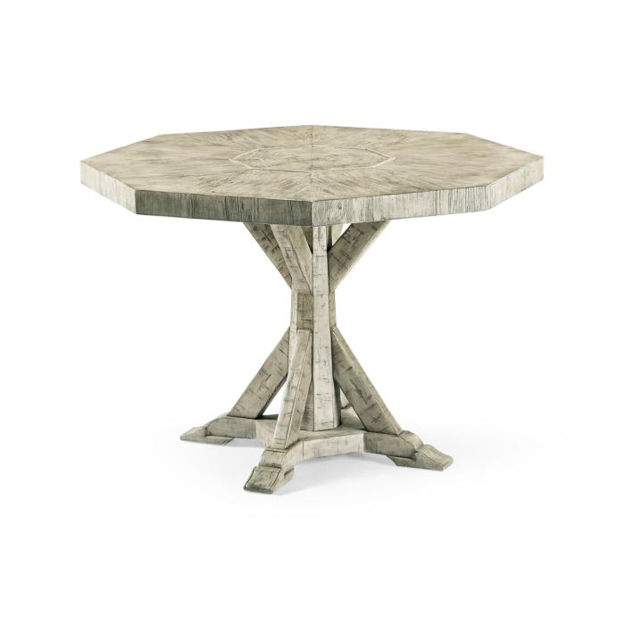 Jonathan Charles Octagonal Centre Table Rustic in Rustic Grey 4