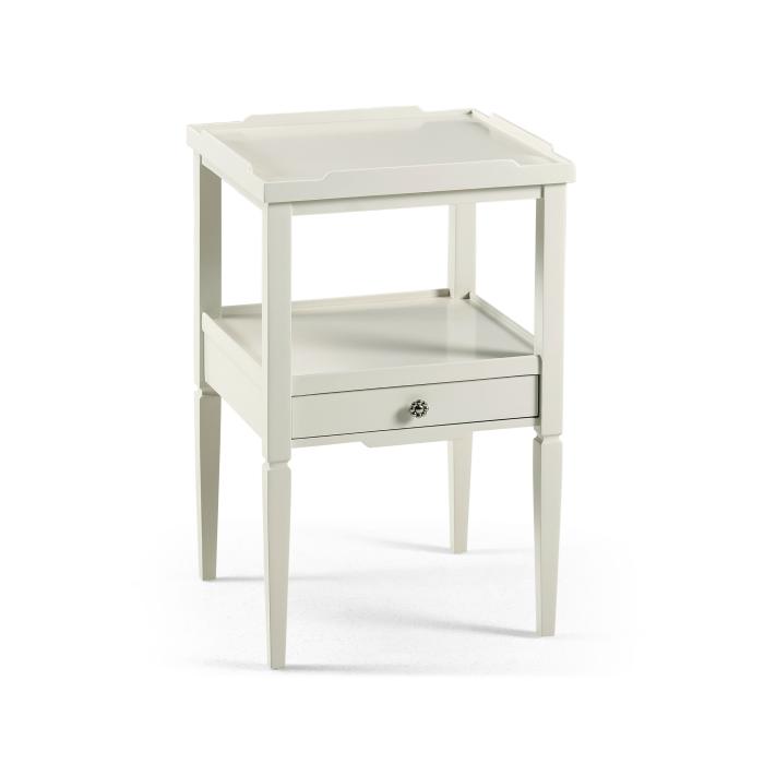 Jonathan Charles Isabella Square Side Table in Off-White 5