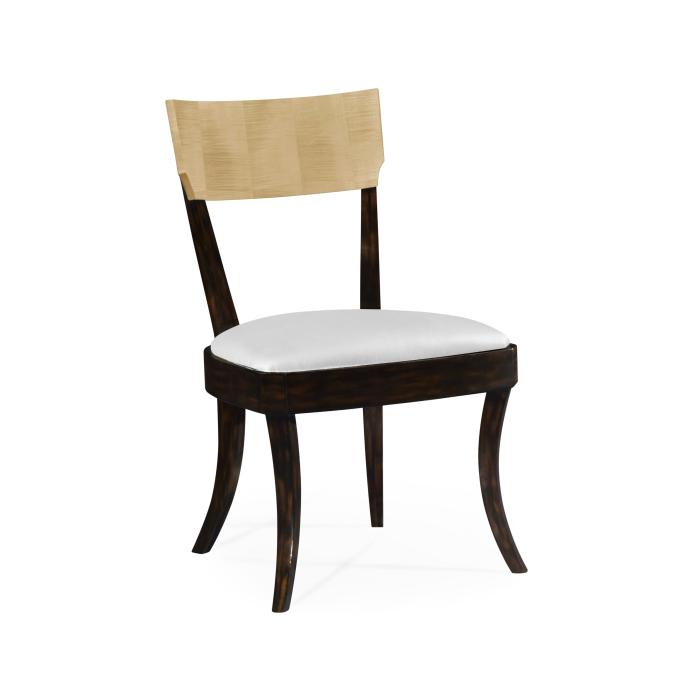 Jonathan Charles Dining Chair Art Deco in Champagne - COM 1