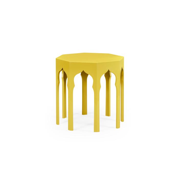 Jonathan Charles Side table (Yellow Rain Coat) 1