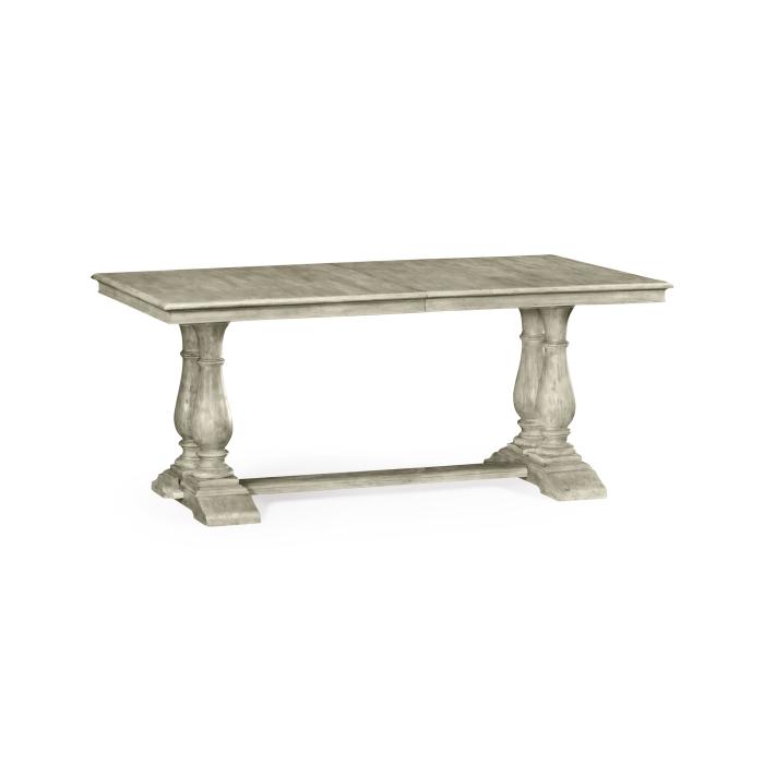 Jonathan Charles Extending Refectory Dining Table Rustic - Rustic Grey - 180 - 240cm 10