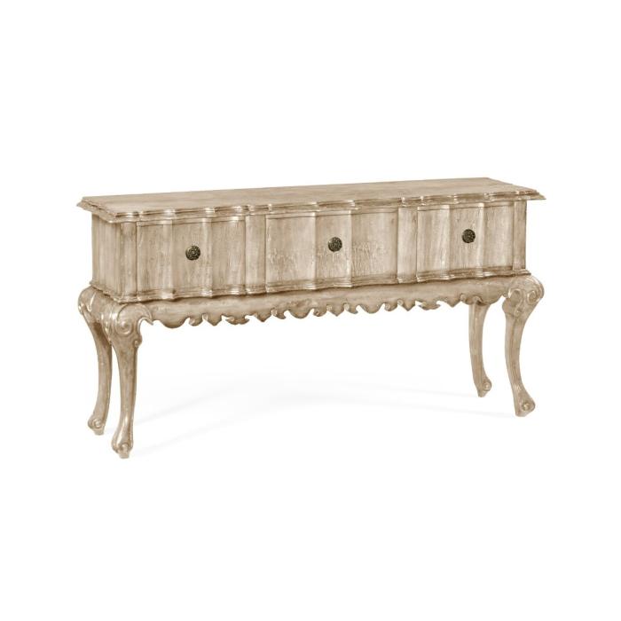 Jonathan Charles Console Table with Drawers Eclectic - Limed Acacia 1