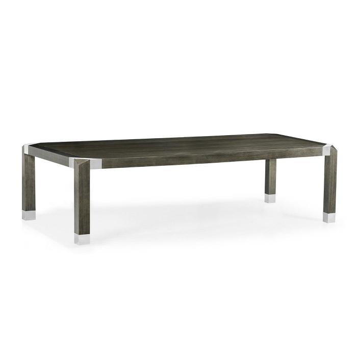 Jonathan Charles Dining Table in Grey Walnut - Large 1
