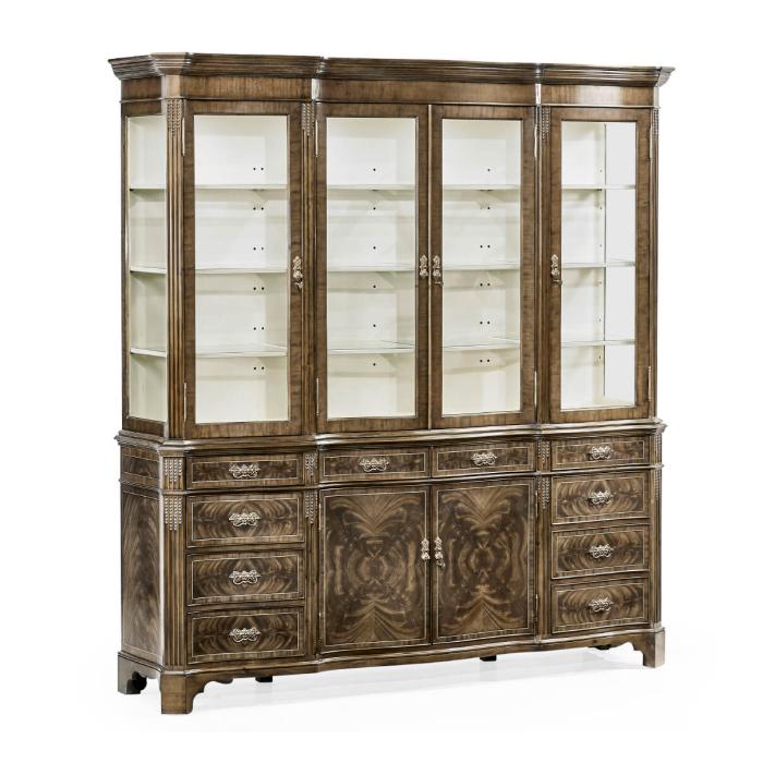 Jonathan Charles China Cabinet Architrave - Bleached 1
