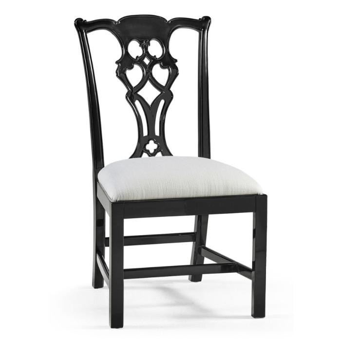 Jonathan Charles Spark Chippendale Dining Chair in Black 1