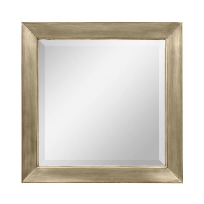 Jonathan Charles Antique Gold Square Wall Mirror - Large 1