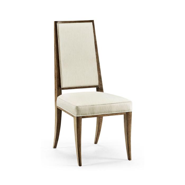 Jonathan Charles Barcelona Upholstered Walnut Dining Chair - Castaway 1
