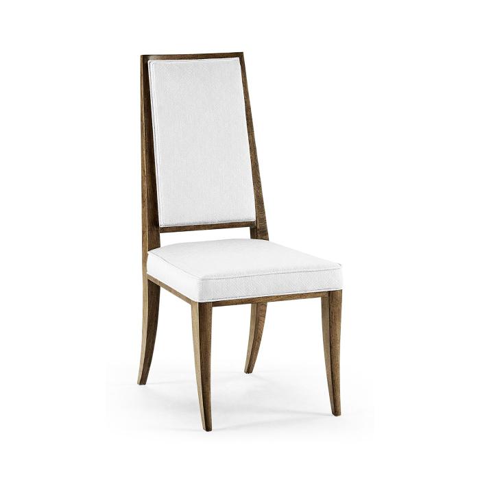 Jonathan Charles Barcelona Upholstered Walnut Dining Chair - COM 1