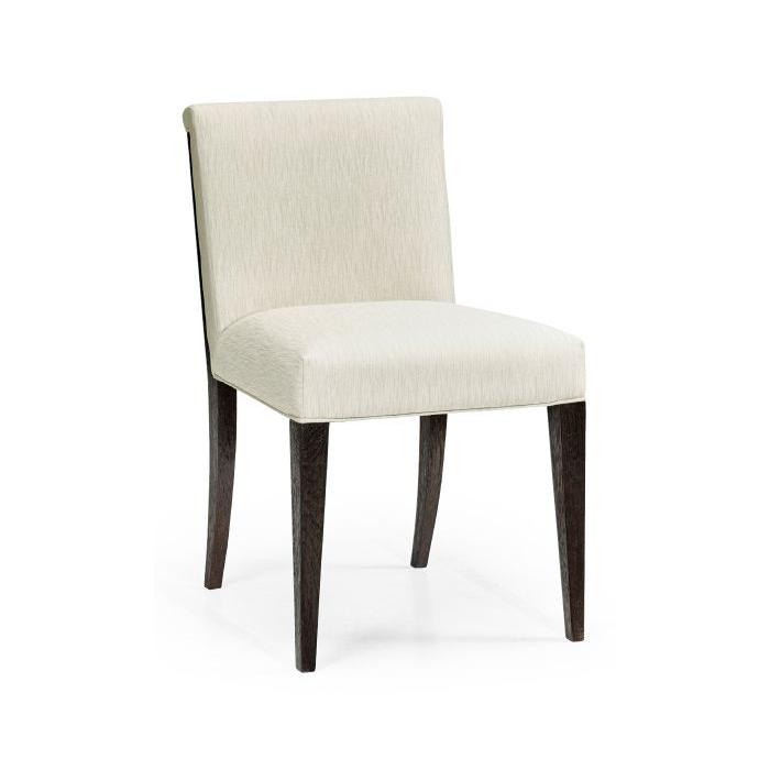 Jonathan Charles Geometric Transitional Upholstered Dining Side Chair 1