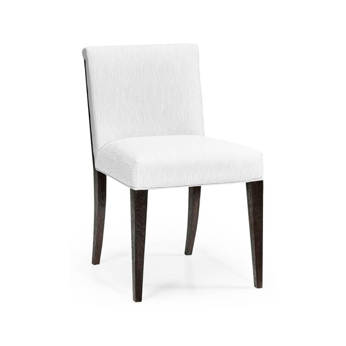 Jonathan Charles Geometric Transitional Upholstered Dining Side Chair 1