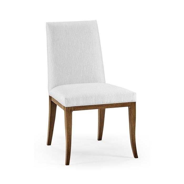 Jonathan Charles Garonne Upholstered Walnut Dining Chair - COM 1