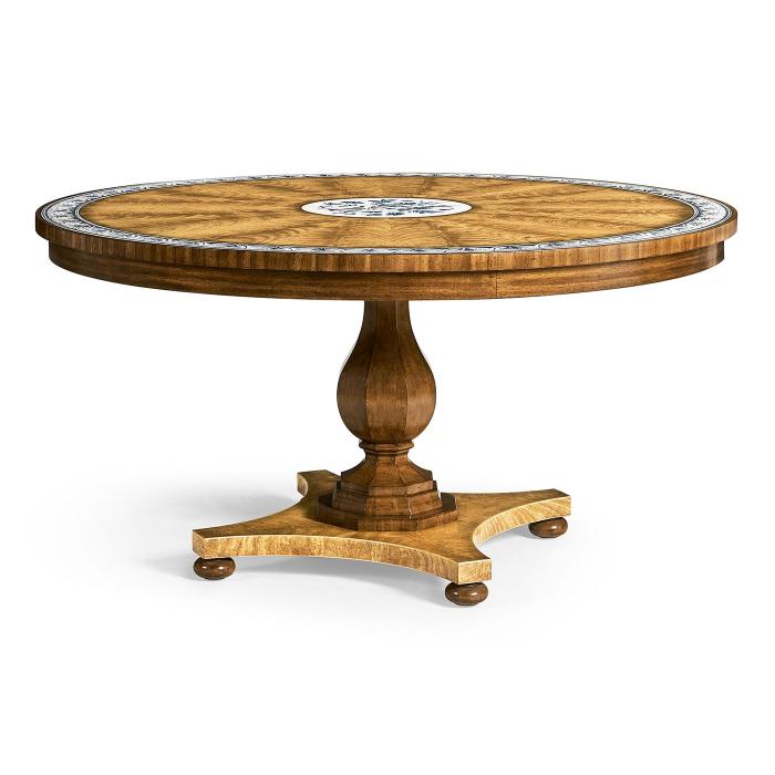Jonathan Charles Vermeer Round Pedestal Dining Table 1