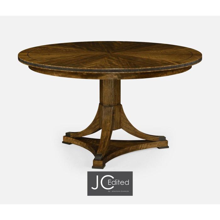 Jonathan Charles Round Dining Table Caledonian 1