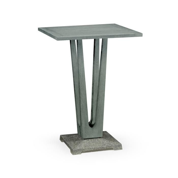 Jonathan Charles Hampton Outdoor Counter Table in Cloudy Grey 1