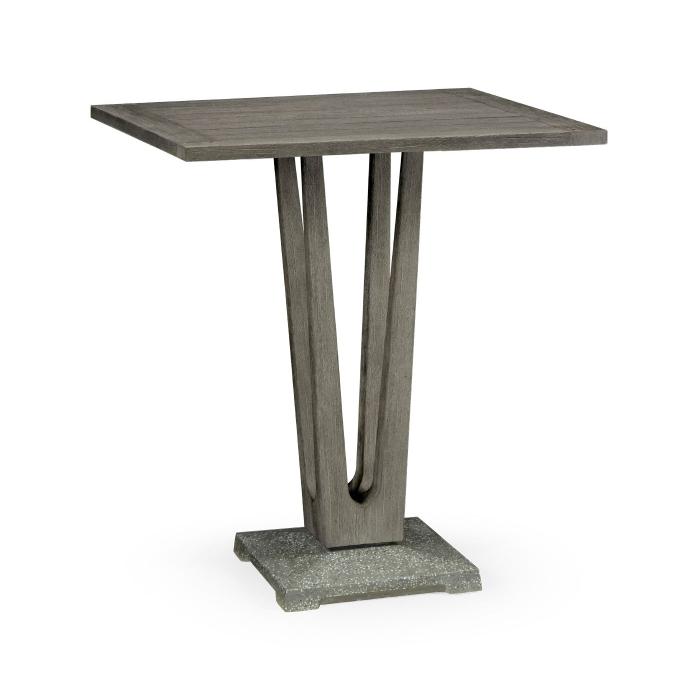 Jonathan Charles Hampton Large Outdoor Counter Table in Grey 1