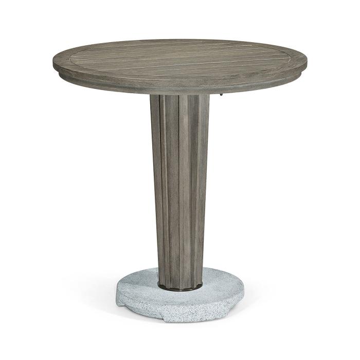 Jonathan Charles Hampton Round Outdoor Counter Table in Grey 1