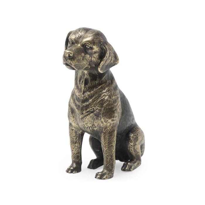 Jonathan Charles Beagle Dog Figurine - Dark Bronze 1