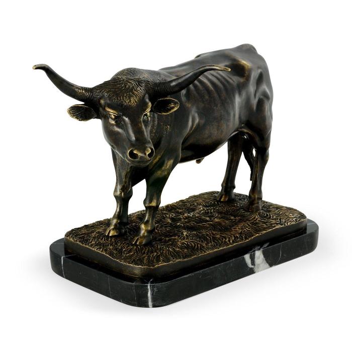 Jonathan Charles Longhorn Bull in Bronze 1