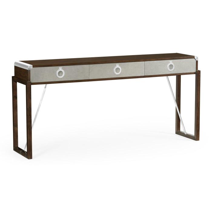 Jonathan Charles Console Table Military in Santos Rosewood 1