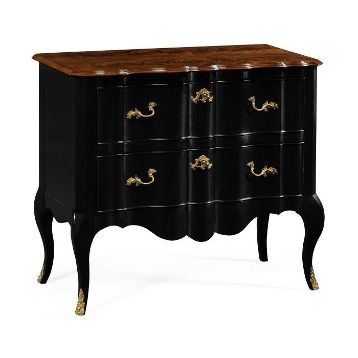 Jonathan Charles Chest of drawesr in painted black 8