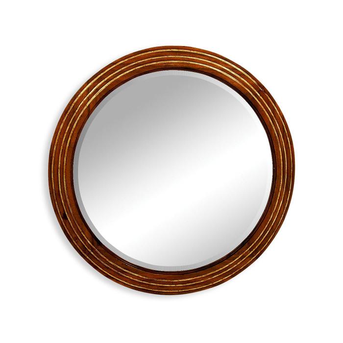 Jonathan Charles Round Wall Mirror with Stepped Surround 1