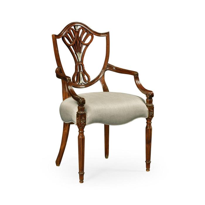 Jonathan Charles Dining Armchair Renaissance with Mother of Pearl Details - Mazo 6
