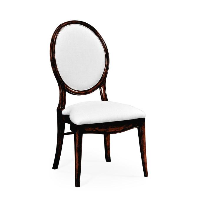 Jonathan Charles Dining Chair Monarch Spoon Back in Distressed Honey - COM 1