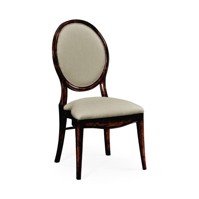 Jonathan Charles Dining Chair Monarch Spoon Back in Distressed Honey - Mazo 1