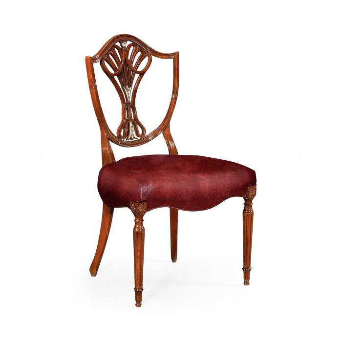 Jonathan Charles Dining Chair Renaissance with Mother of Pearl Details - Leather 1