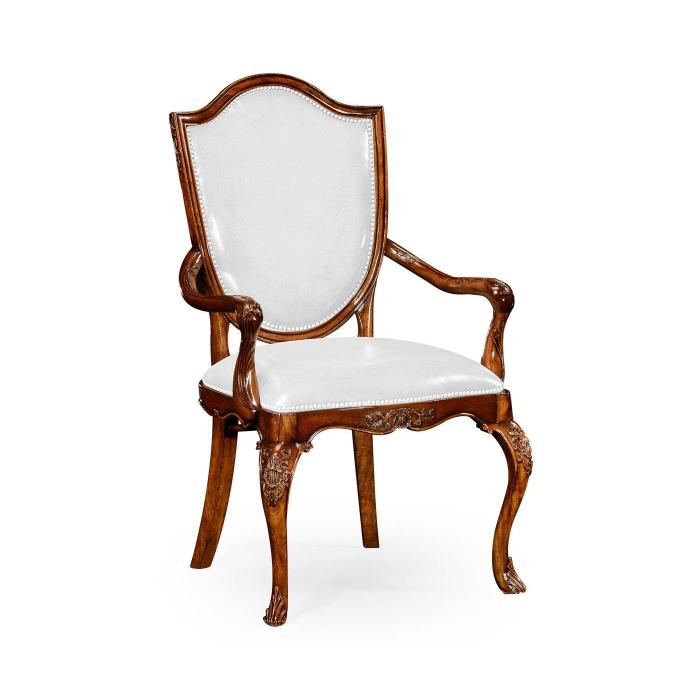 Jonathan Charles Dining Chair with Arms Hepplewhite - COM 1