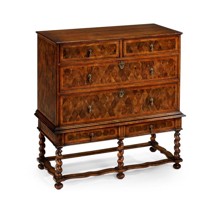 Jonathan Charles Chest of Drawers William & Mary on Stand 1