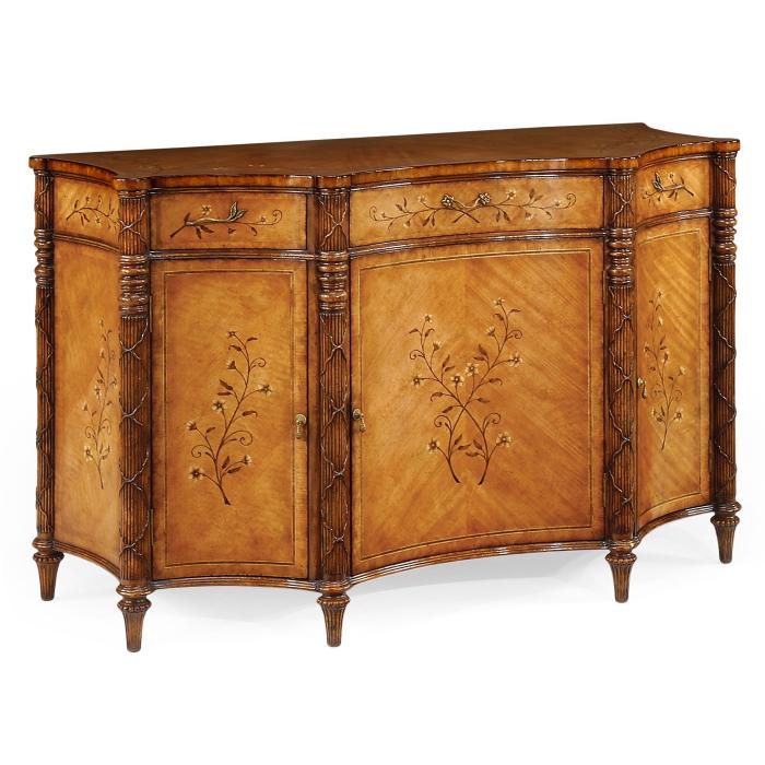 Jonathan Charles Sideboard Cabinet Marquetry 1