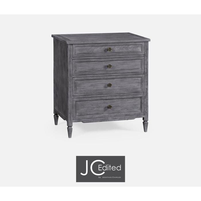 Jonathan Charles Small Chest of Drawers Rustic in Antique Dark Grey 1