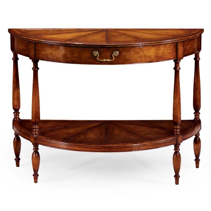 Jonathan Charles Demilune Console Table Monarch 1