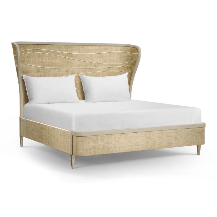 Jonathan Charles Seiche Woven Wing Wave Bed UK Superking Bed 1