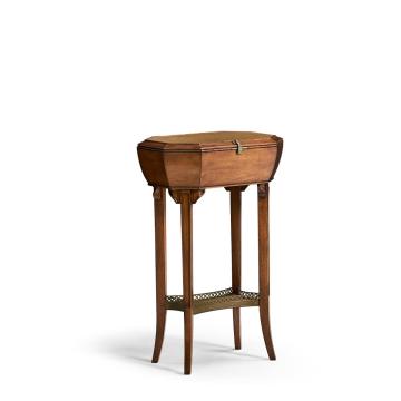 Octagonal Table with Lid Victorian