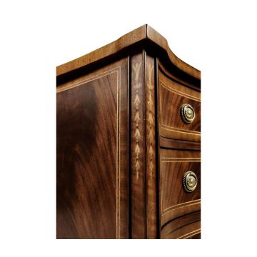 Mahogany Chest of Drawers with Raised Base
